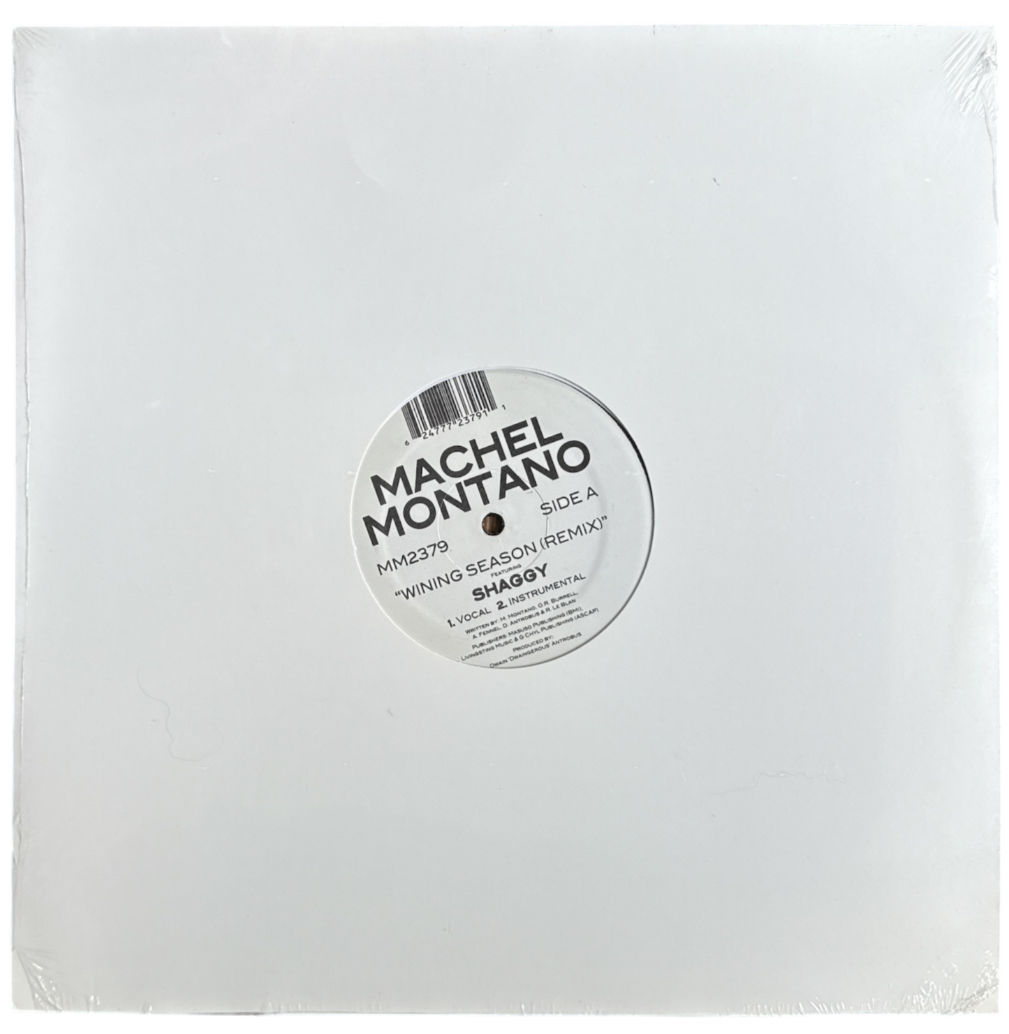 Machel Montano – Wining Season  2008 U.S. 12" Vinyl – Shaggy, Lil’ Jon, & Pitbull New & Mint
