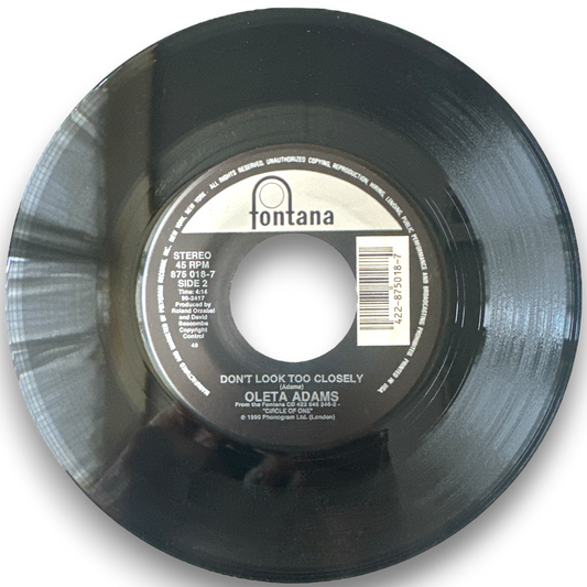 Oleta Adams Rhythm Of Life B/W Don't Look Too Closely (7" Single) NEW