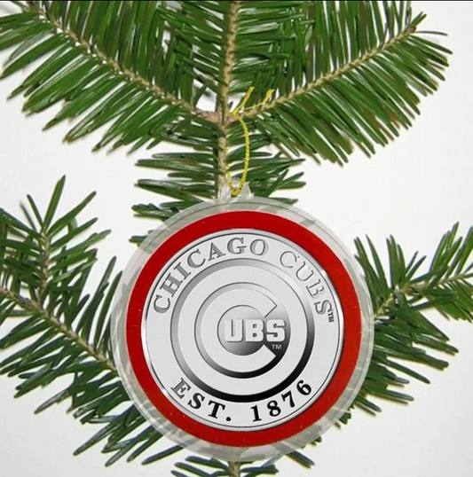 Highland Mint MLB Chicago Cubs Silver Coin Ornament Collectible