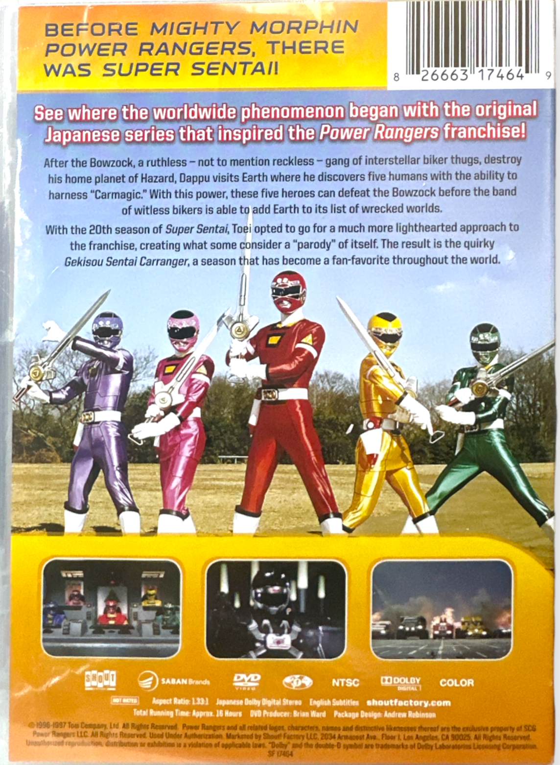 Power Rangers - The Complete Series [DVD] Pre-Power Rangers (New & Sealed)