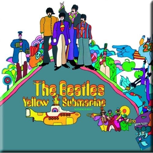 The Beatles - Yellow Submarine: Album Cover Magnet