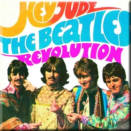 The Beatles - Hey Jude/Revolution Magnet
