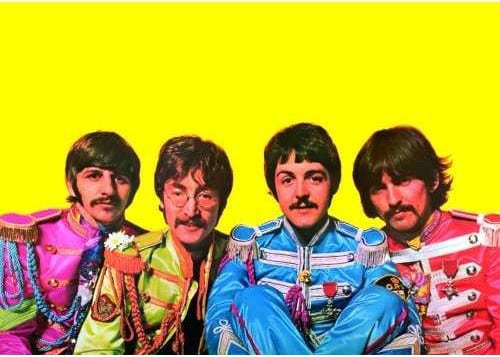 The Beatles - Sgt. Peppers: Color Portrait Post Card