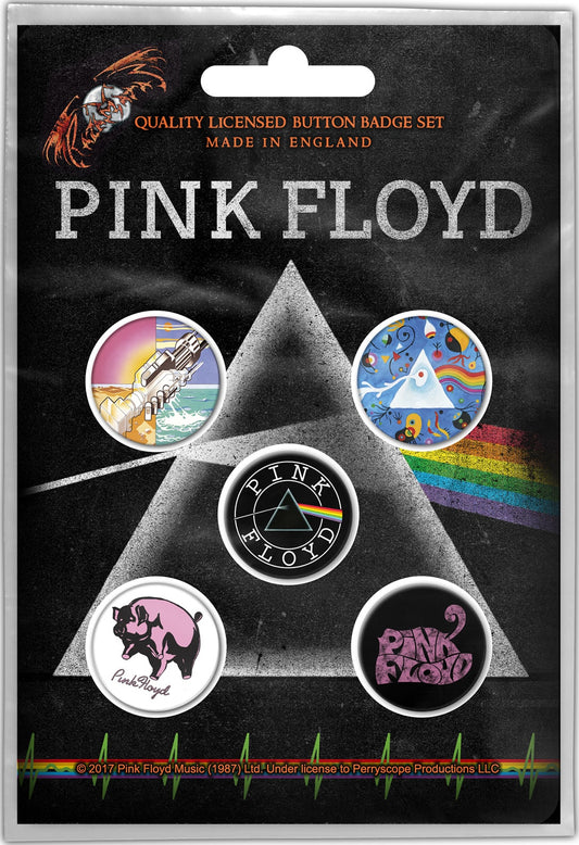 Pink Floyd - Prism 5pc. Button Set
