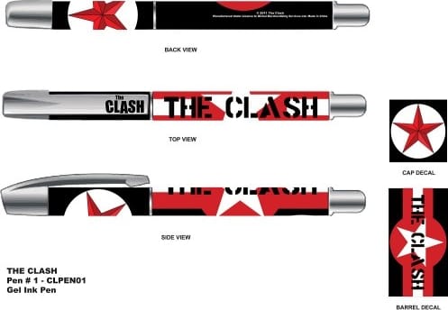 The Clash - Stars & Stripes Gel Pen