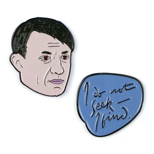 🎨 Pablo Picasso - 2-Piece Enamel Pin Set From Unemployed Philosopher's Guild🎨