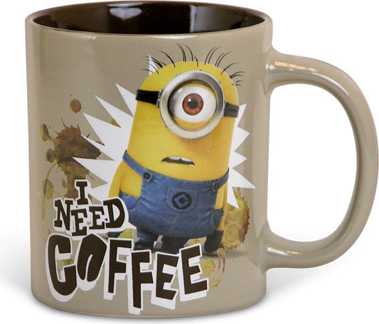 Despicable Me - Minions Needs Coffee 20 oz. Jumbo Ceramic Mug