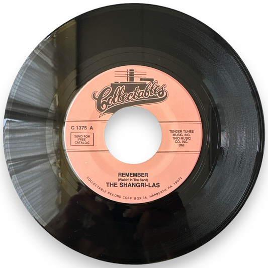 The Shangri-Las - Remember (Walking In The Sand) B/W It's Easier To Cry - 7" Single Col - 1375 (Brand New)