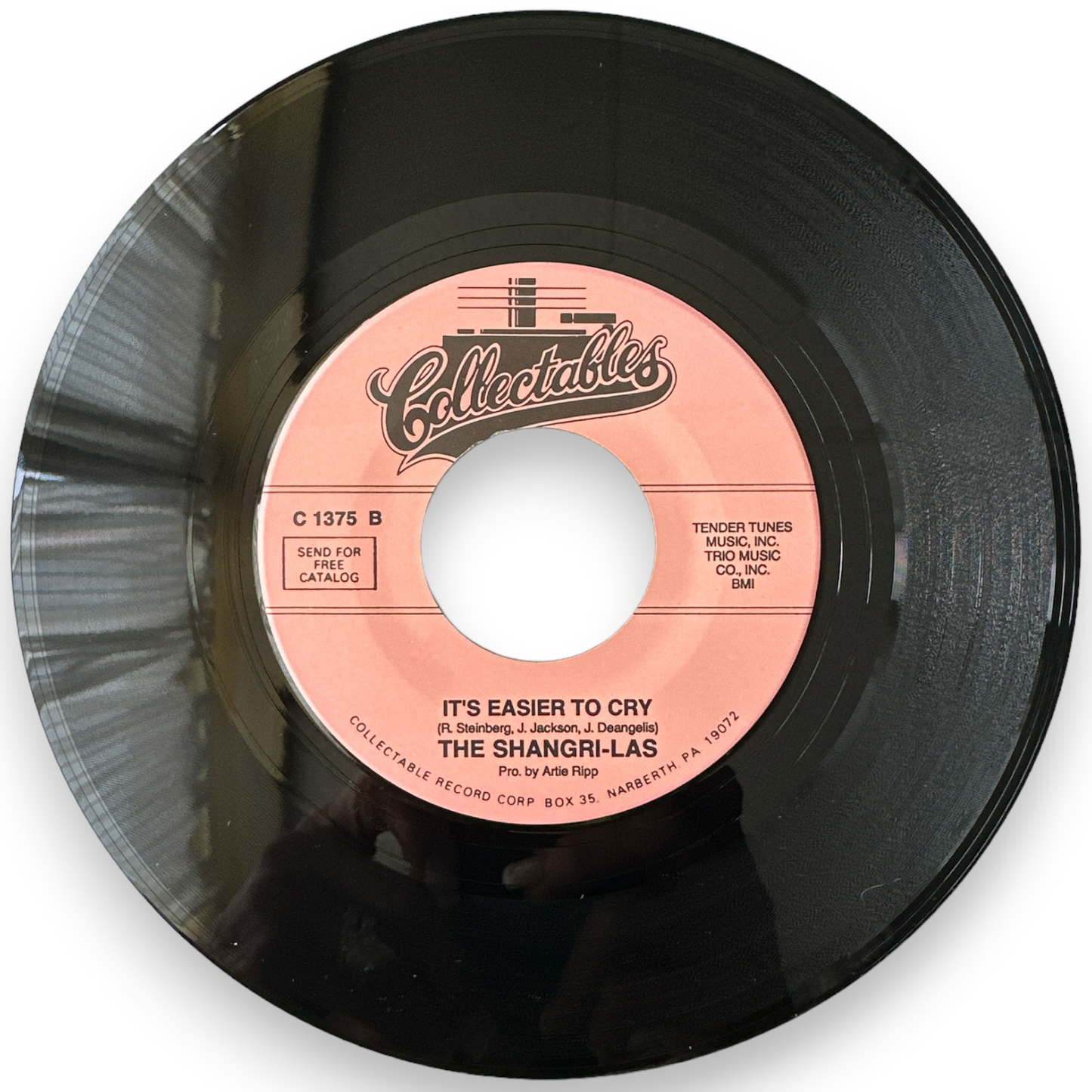 The Shangri-Las - Remember (Walking In The Sand) B/W It's Easier To Cry - 7" Single Col - 1375 (Brand New)