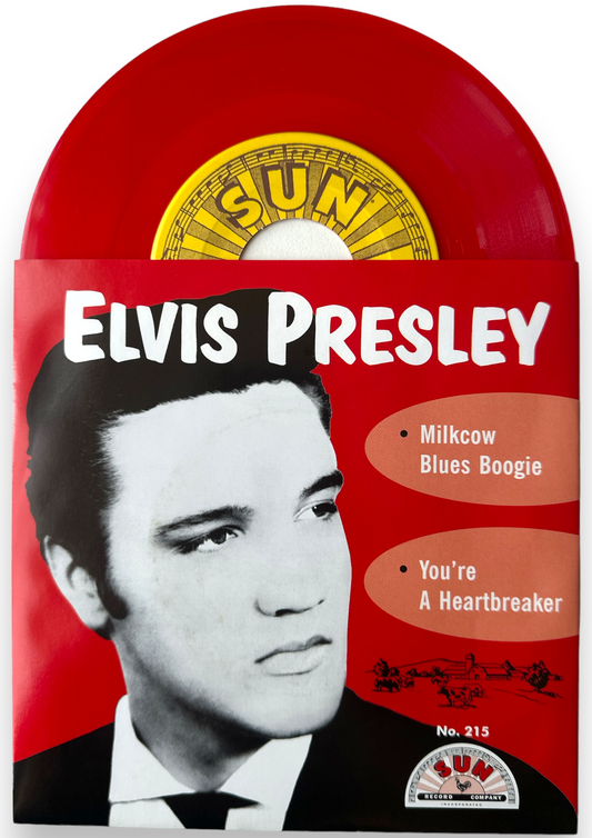 Elvis Presley - Milkcow / You're A Heartbreaker -7" 45rpm Red Virgin Vinyl (NEW)