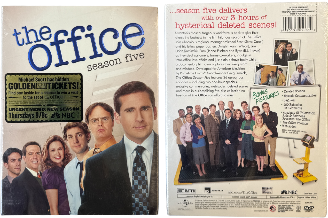The Office: The Complete Season 5 (DVD, 5-Disc Set, 2009)