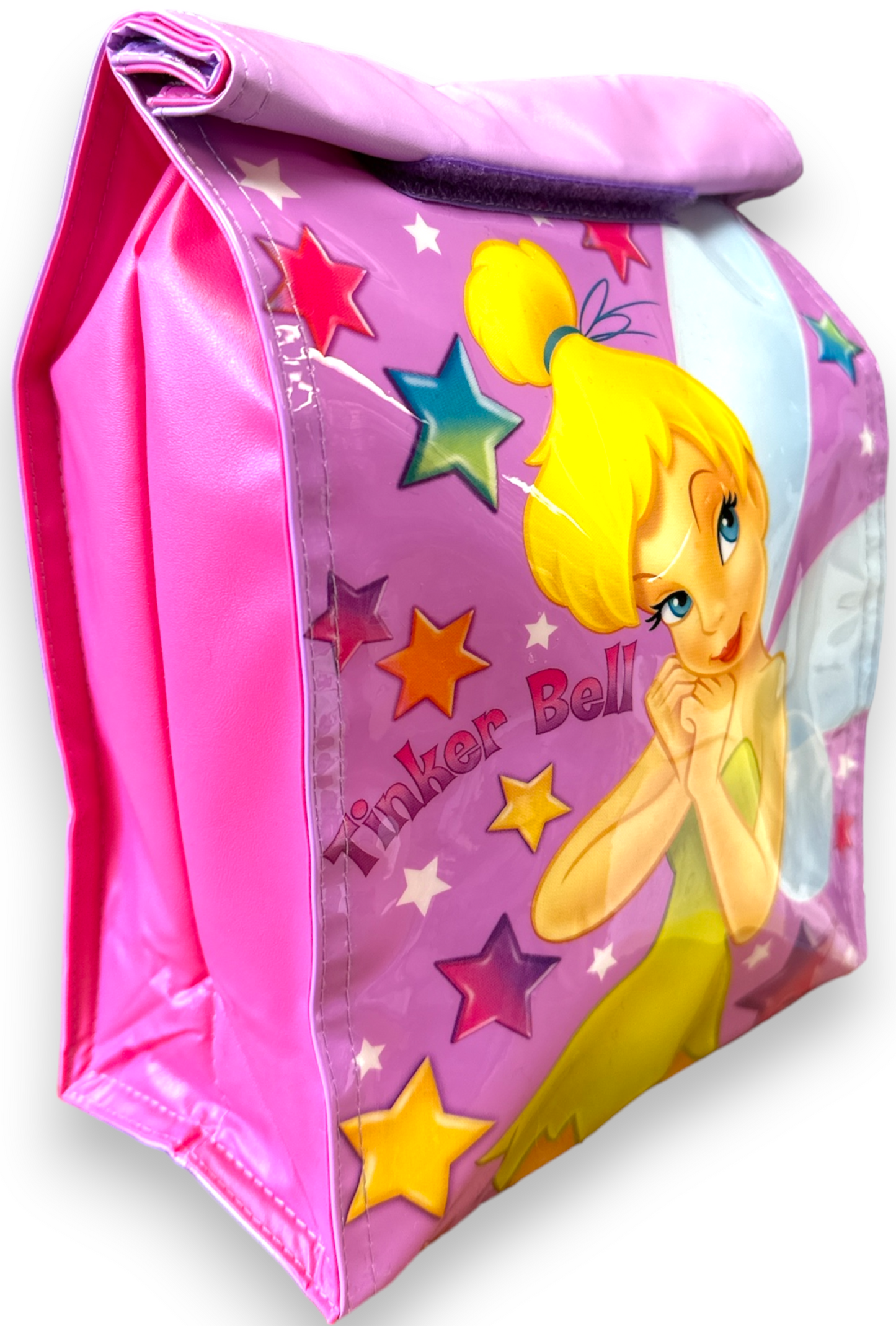 Disney Tinkerbell Purple & Pink Insulated Lunch Bag - Exceeds All Safety Commission Standards!