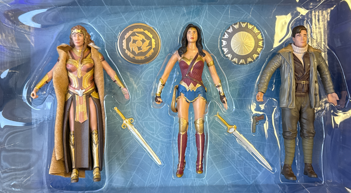 Wonder Woman 2017 Movie 3-Piece Bendable Figure Set NJ Croce DC3968 New Sealed