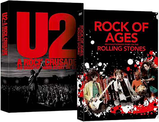 Rolling Stones & U2 - Rock Of Ages DVD Set 2 Discs Brand New & Mint