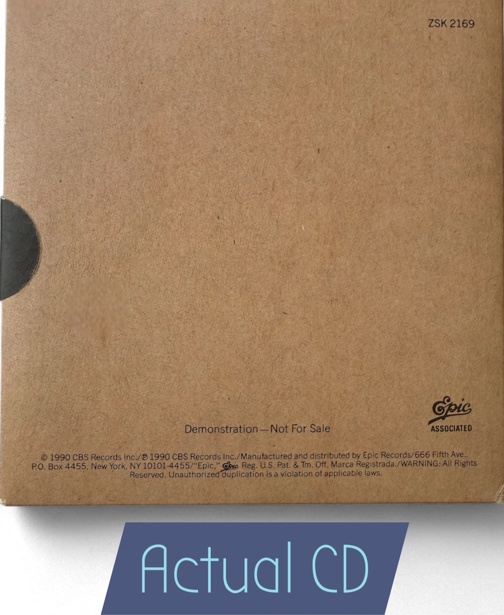 Stevie Ray & Jimmie Vaughan – Family Style 1990 Epic Promo CD New Factory Sealed