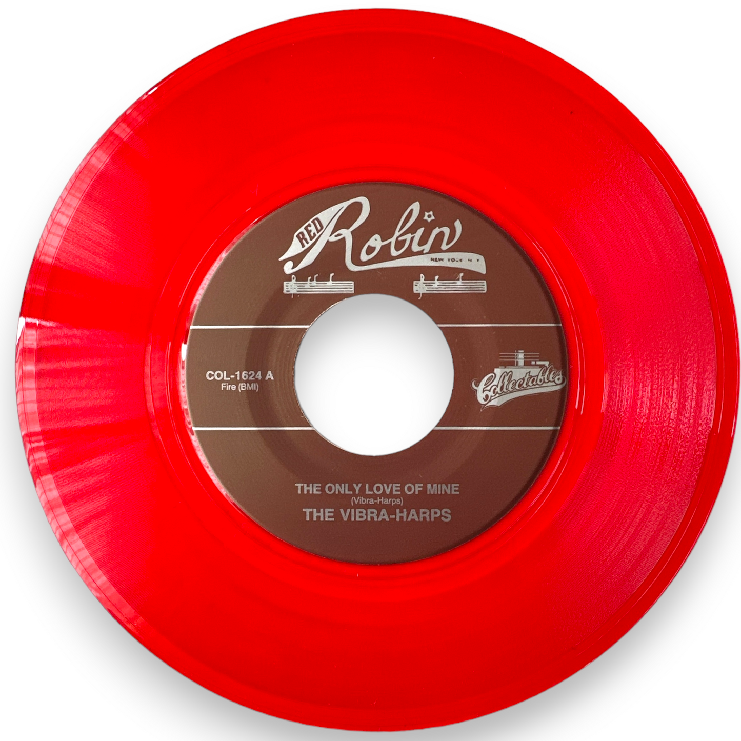 Vibra-Harps – The Only Love Of Mine / Be My Dancing Pardner - 7" Single Red Virgin Vinyl (NEW)