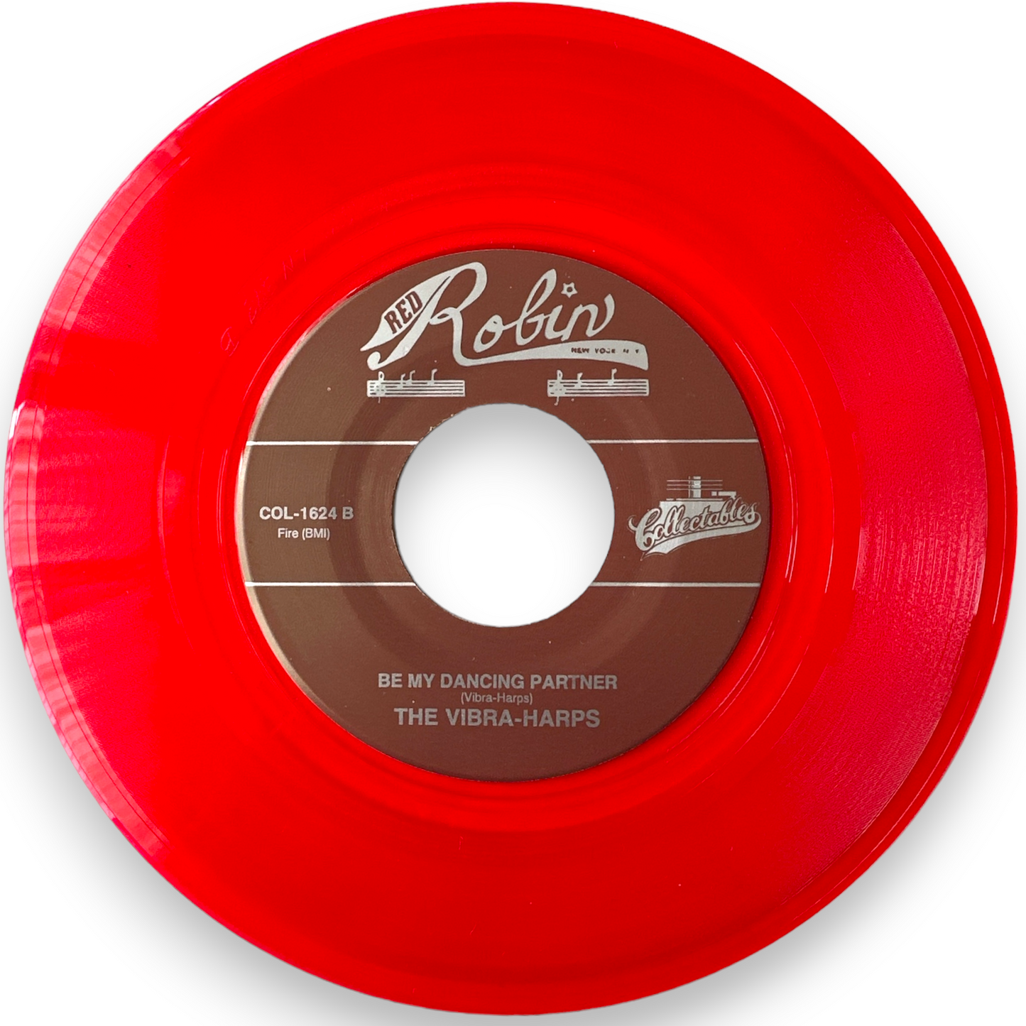 Vibra-Harps – The Only Love Of Mine / Be My Dancing Pardner - 7" Single Red Virgin Vinyl (NEW)