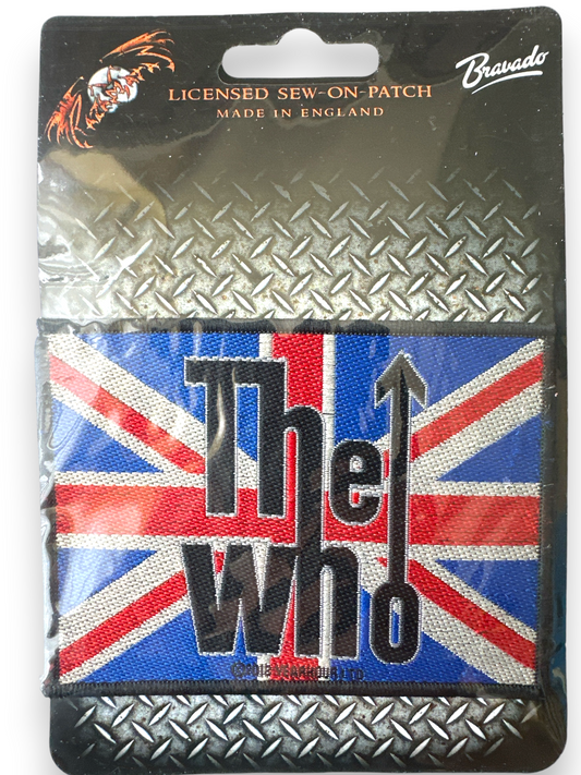 The Who - Union Flag Logo - Standard Sew-On Woven Patch