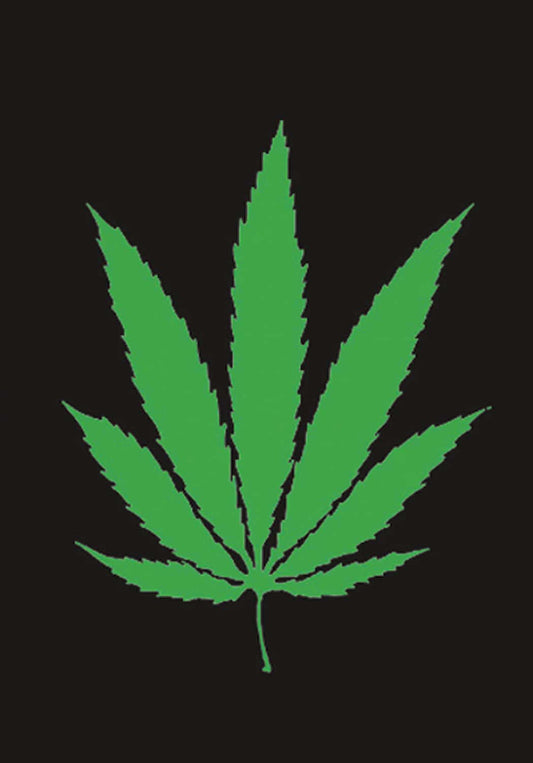 Cannabis Leaf - Flag / Poster / Scarf - 30 x 40