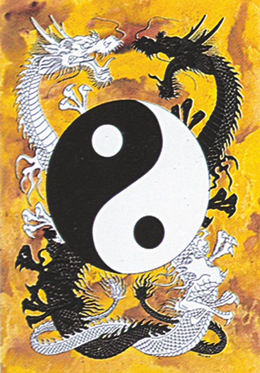 Yin Yang - Flag / Poster / Scarf - 30 x 40